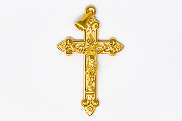 Gold Crucifix Pendant.