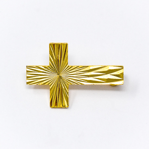 Gold Cross Brooch.