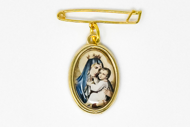 Mary and Baby Jesus Pin.