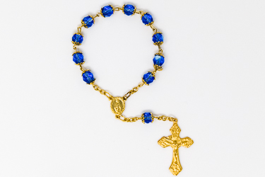 Miraculous Blue Decade Rosary.