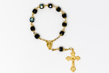 Miraculous Black Decade Rosary.