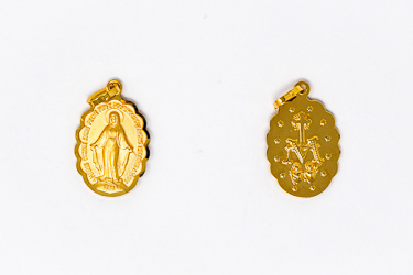 Miraculous Medal Gold.