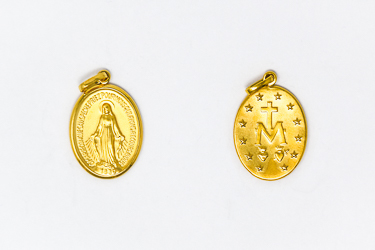 Miraculous Medal Gold.