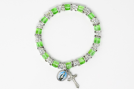 Green Crystal Miraculous Bracelet.