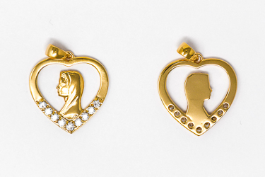 Gold Heart Pendant.