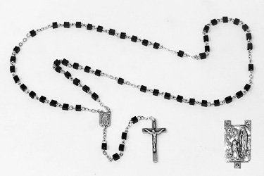 Hematite Rosary Beads.