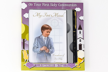 Communion Book & Pen For a Boy.