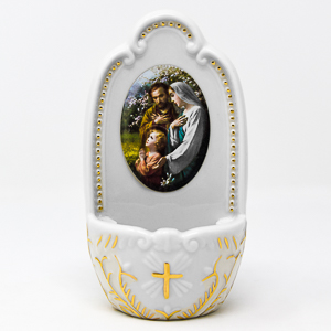 Holy Family  Holy Water Font.