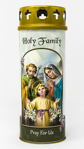 Holy Family Pillar Candle.