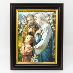Holy Family Wood Picture.