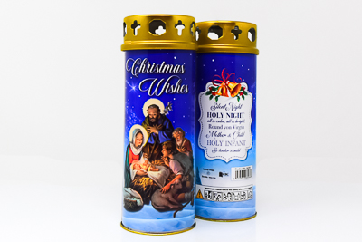 Holy Night Candle with a Prayer.