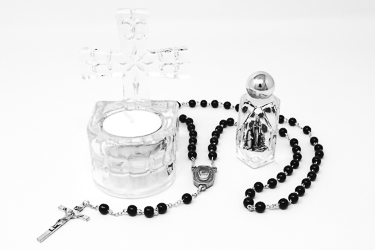 Lourdes Holy Water Font Gift Set.