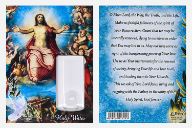 Holy Water Vial & Prayer Card.