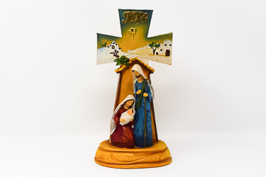 Hope Christmas Nativity Cross.