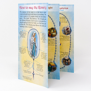 How to Say the Rosary Leaflet.