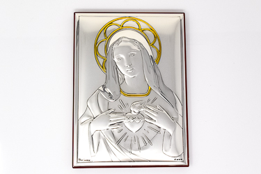 Immaculate Heart of Mary Wall Plaque.