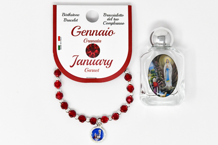 January Rosary Bracelet.