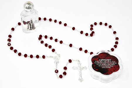 January Rosary Beads.