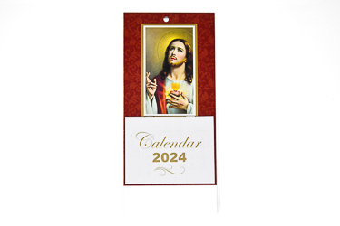 2024 Sacred Heart of Jesus Standing Calendar.
