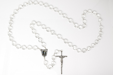 Glass Wall Rosary Beads.