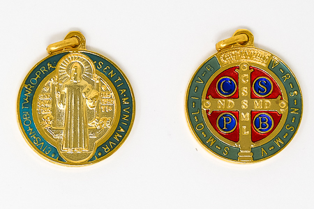 Large Saint Benedict  Medal.