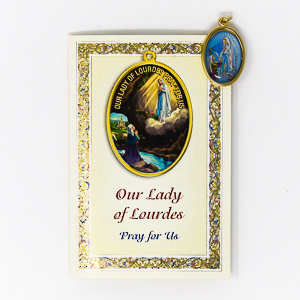 Lourdes Prayer Card.