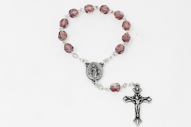 Amethyst Handheld Rosary Beads.
