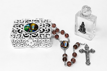 Swarovski Lourdes Rosary Gift Set.