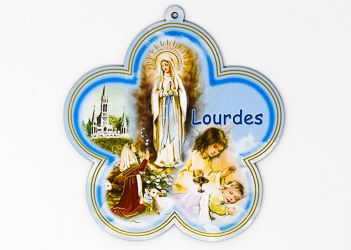 Lourdes Medallion Plaque.