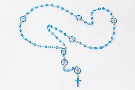 Lourdes 925 Silver Rosary.