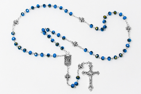 Lourdes Blue Rosary Beads.