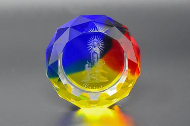 3-D Crystal Paperweight.