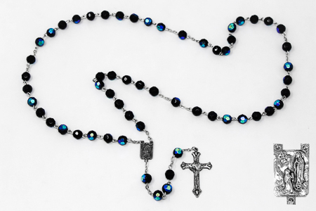 Black Rosary Beads.