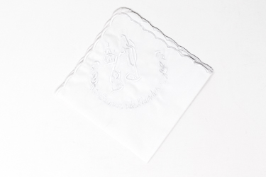 Lourdes Embroidered Handkerchief.