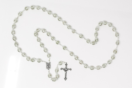 Lourdes Crystal Rosary Beads.