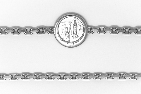Lourdes Sterling Silver Bracelet.