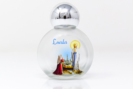 Color Bottle of Lourdes Holy Water 