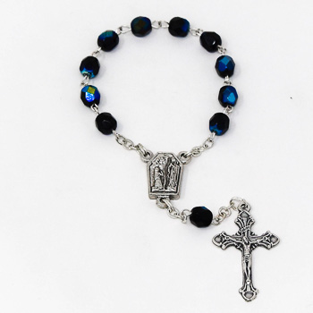 Handheld Lourdes Water Rosary.