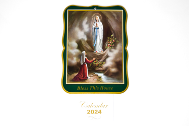 Lourdes Bless this House 2024 Calendar.