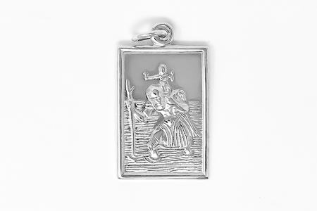 Men's Saint Christopher Medal.