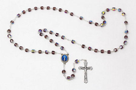 Miraculous Crystal Rosary Beads.