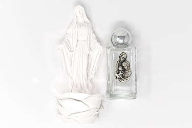 Our Lady of Grace Holy Water Font.