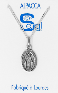 Sterling Silver Miraculous Medal.