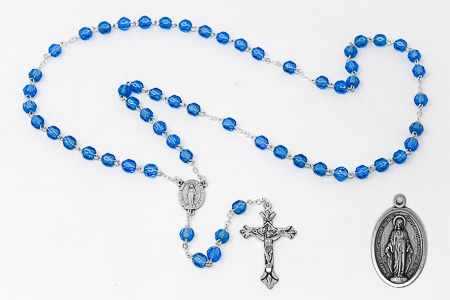 St Patrick Rosary set with Medal.