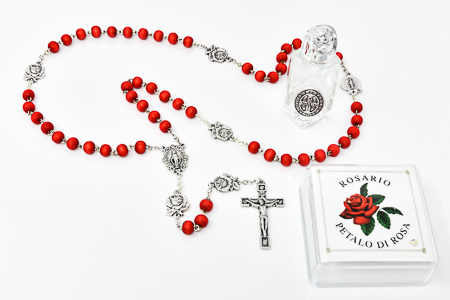 Rose Scented MiraculousLourdes Rosary Beads.
