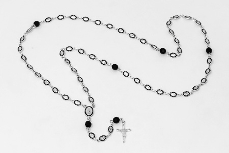 Miraculous Silver Rosary.