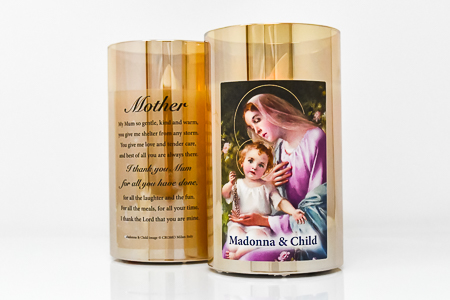 Mother & Child Candle in a Jar.