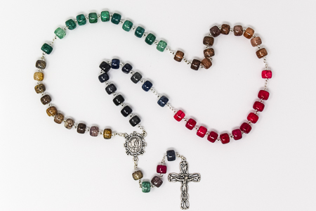 Lourdes Stone Rosary Beads