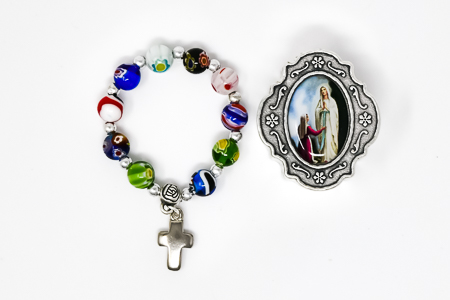 Murano Glass Rosary Ring.