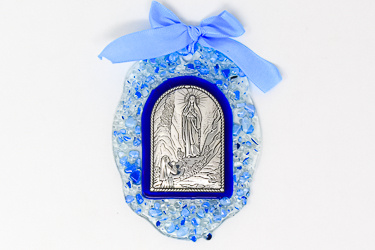 Murano Glass Apparition Medal.